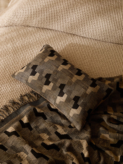 Waffle Blanket - Raffia