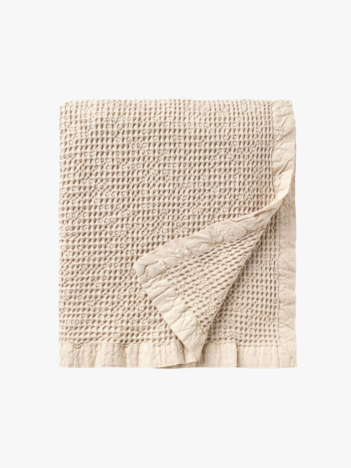 Waffle Blanket - Raffia