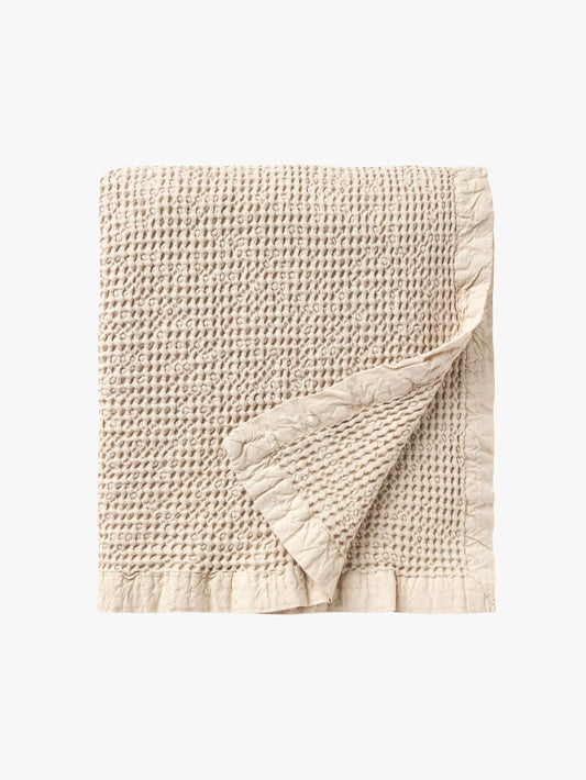 Waffle Blanket - Raffia