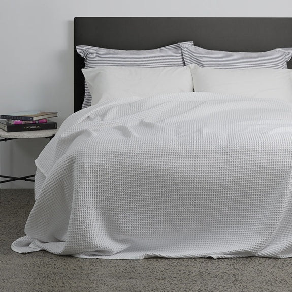 Waffle Blanket — White