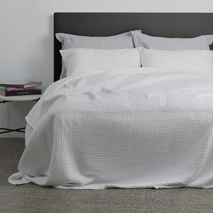 Waffle Blanket — White