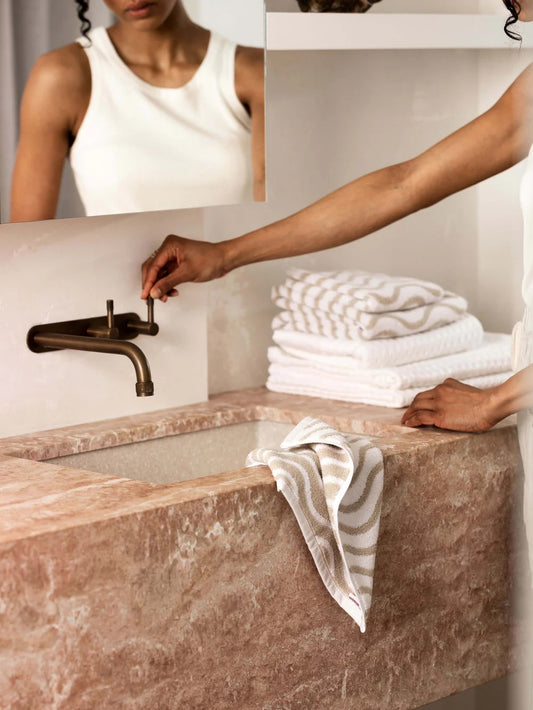 Wave Towels | Natural - 30% OFF