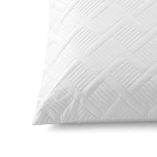 Palazzo Quilted Duvet Cover Set | White