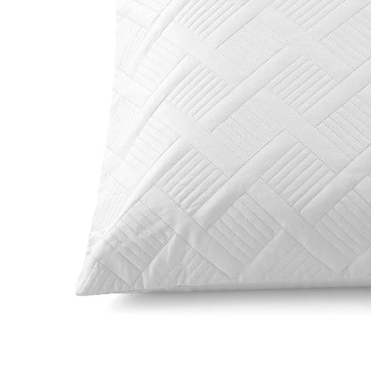 Palazzo Quilted Duvet Cover Set | White