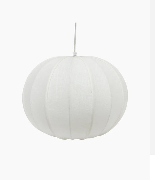 Cotton Sphere Lamp - White