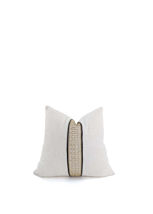 Braid Cushion cover- cream / natural