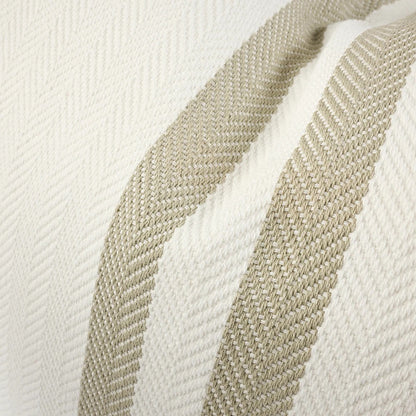 Simpatico Cushion | White & Natural