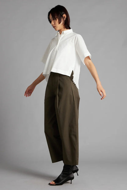 Pleated Shirt - Off White