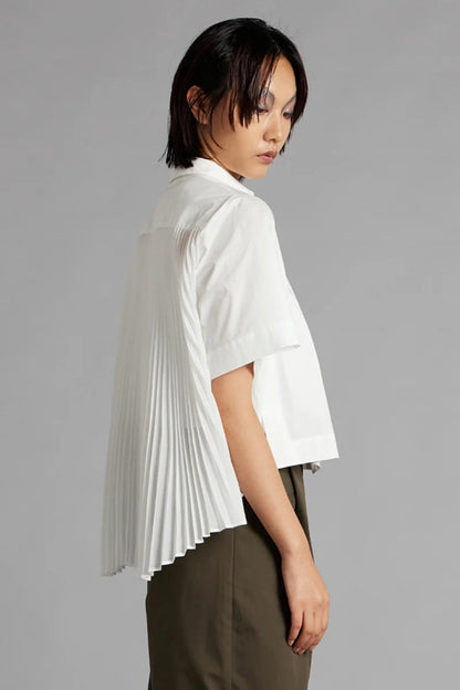 Pleated Shirt - Off White