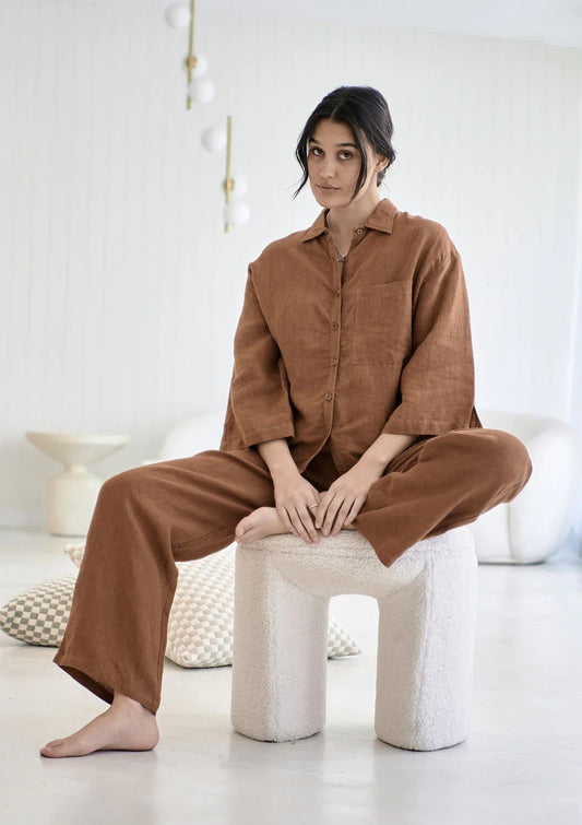 Loungewear Linen Pants | Nutmeg
