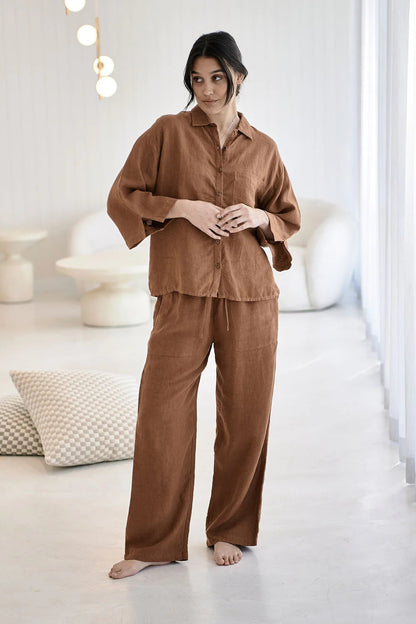 Loungewear Linen Pants | Nutmeg