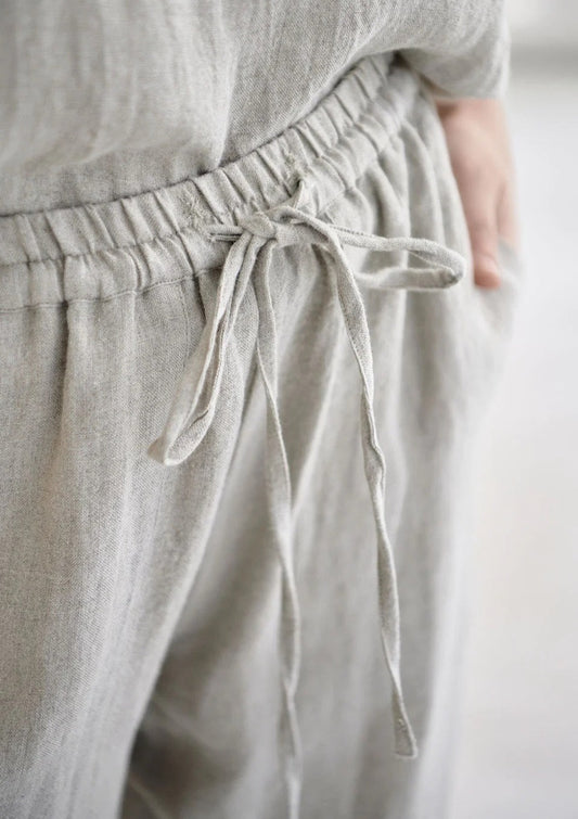 Loungewear Linen Pants | Oatmeal
