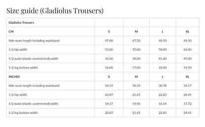 GLADIOLUS Linen Trousers - Allure