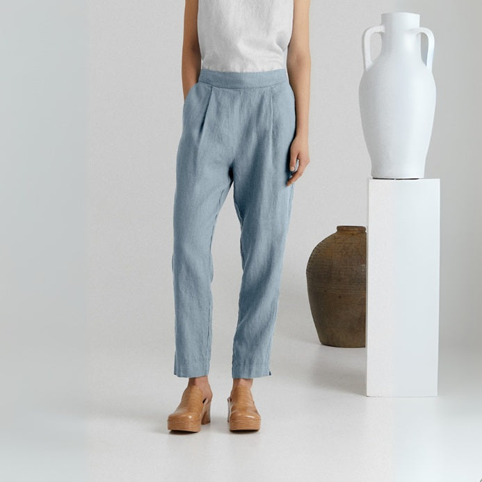 GLADIOLUS Linen Trousers - Allure