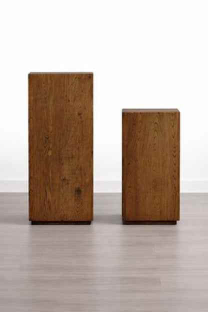 Wooden Plinth - Elm Wood