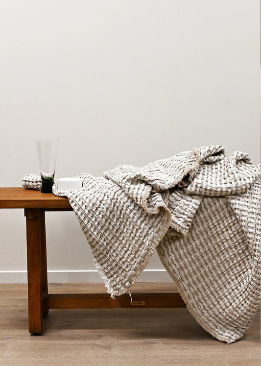 Linda Throw - Taupe