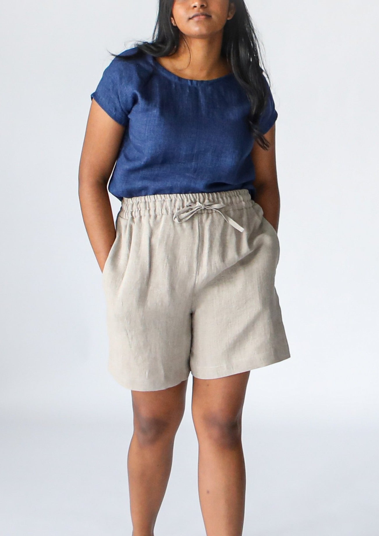 Linen Shorts | Natural