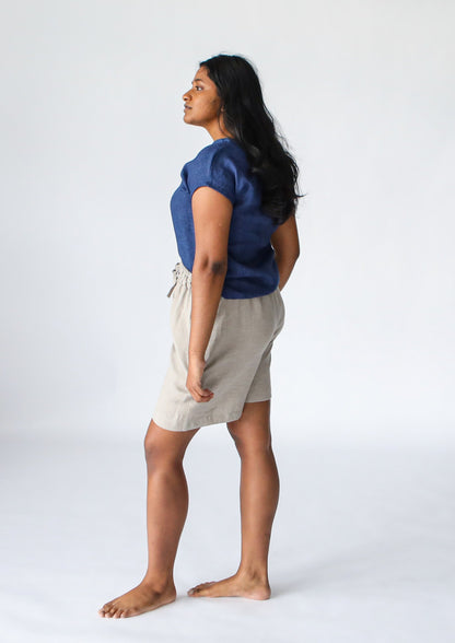 Linen Shorts | Natural