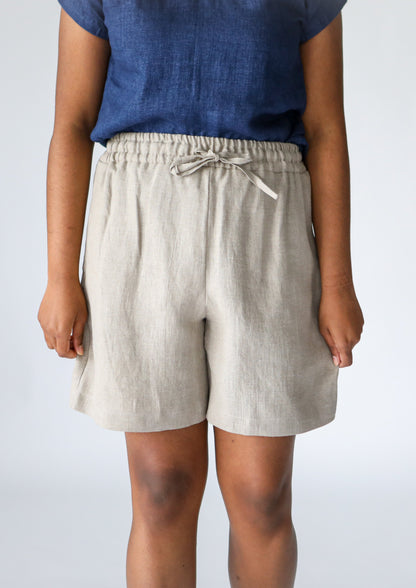 Linen Shorts | Natural