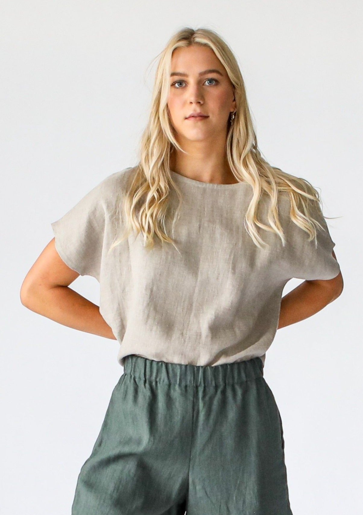 Linen T-Shirt | Oatmeal