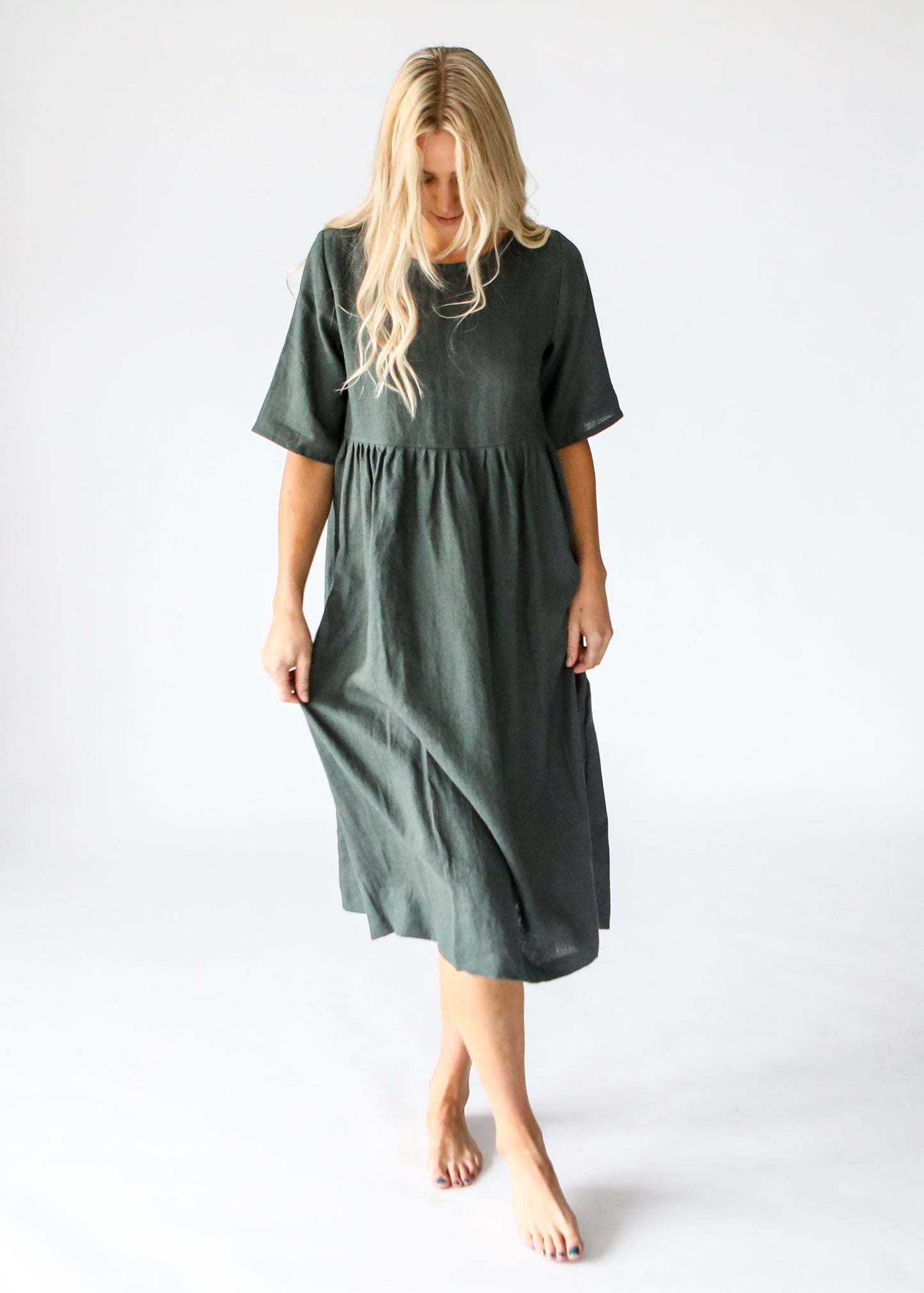 Bridi Dress | Forest Green