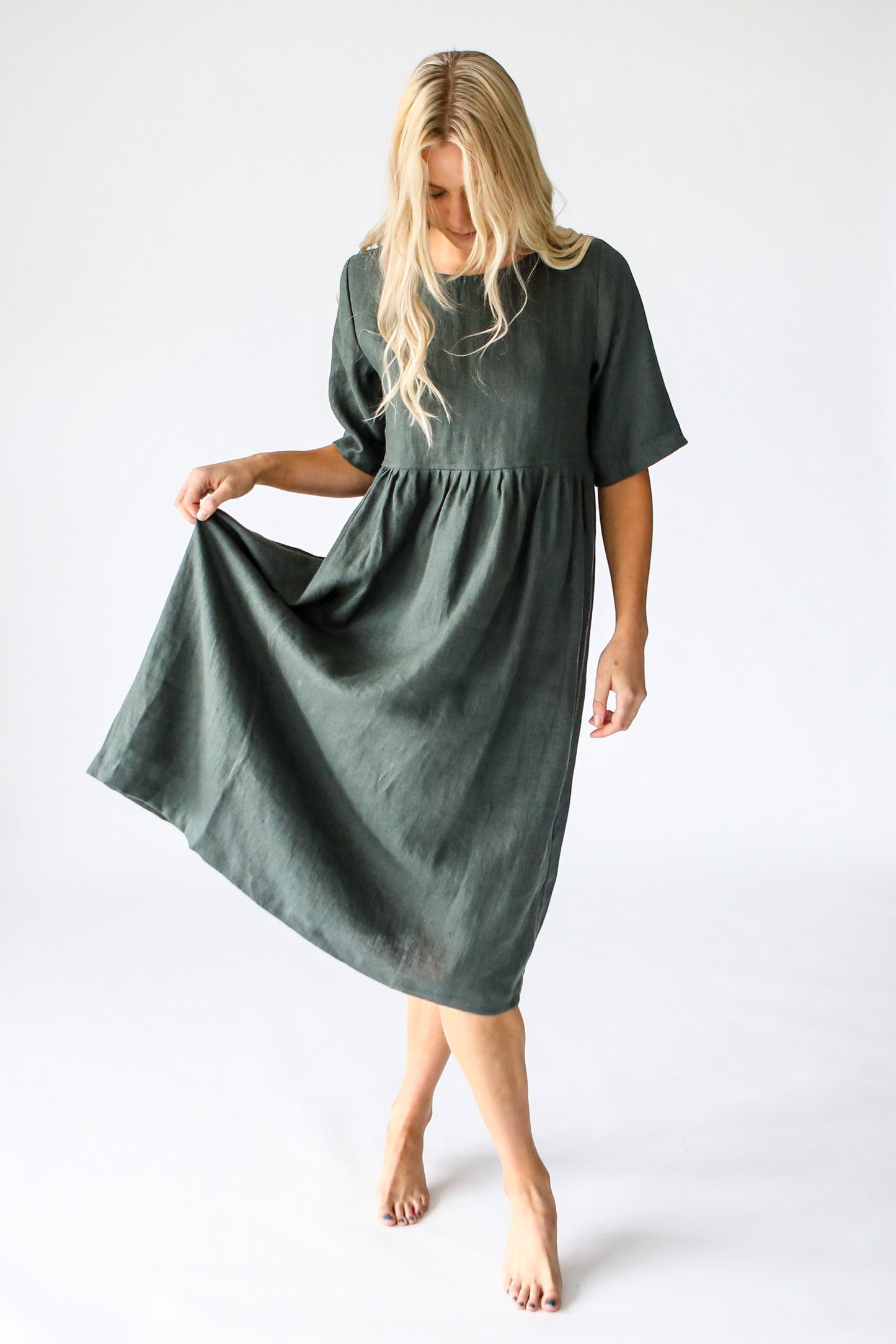 Bridi Dress | Forest Green