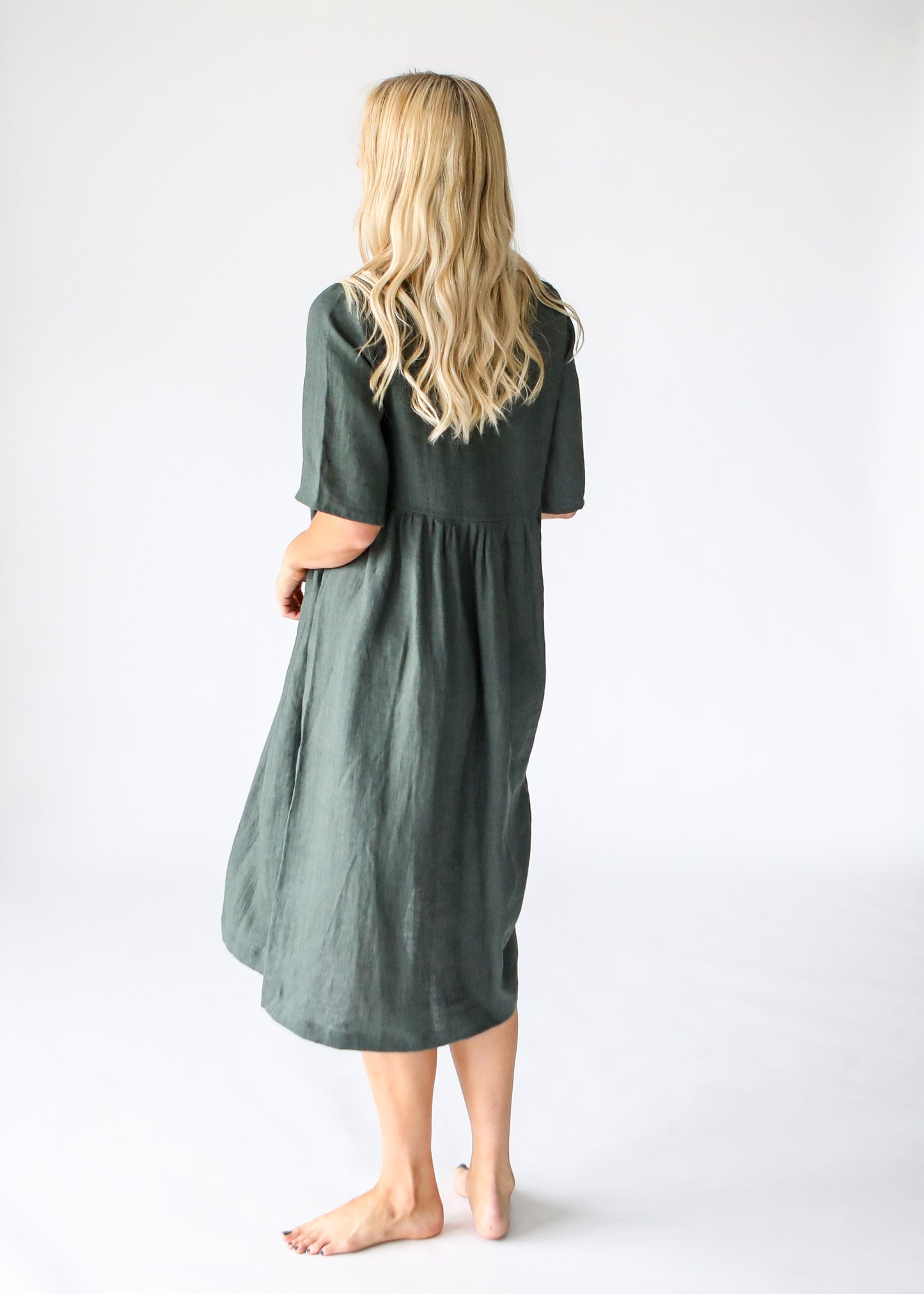 Bridi Dress | Forest Green