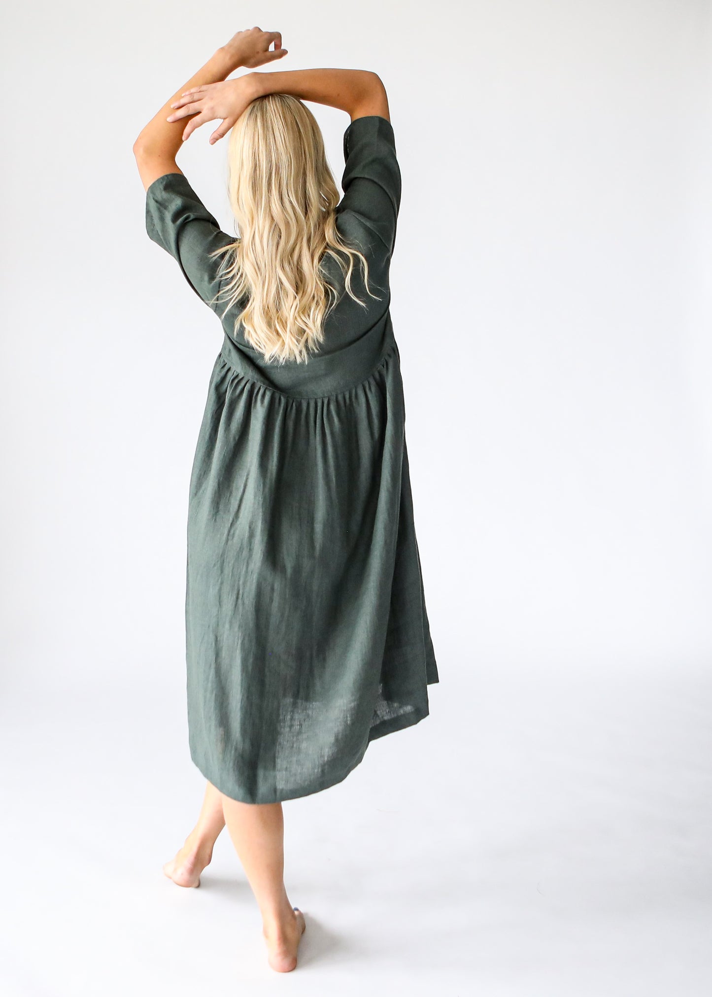 Bridi Dress | Forest Green