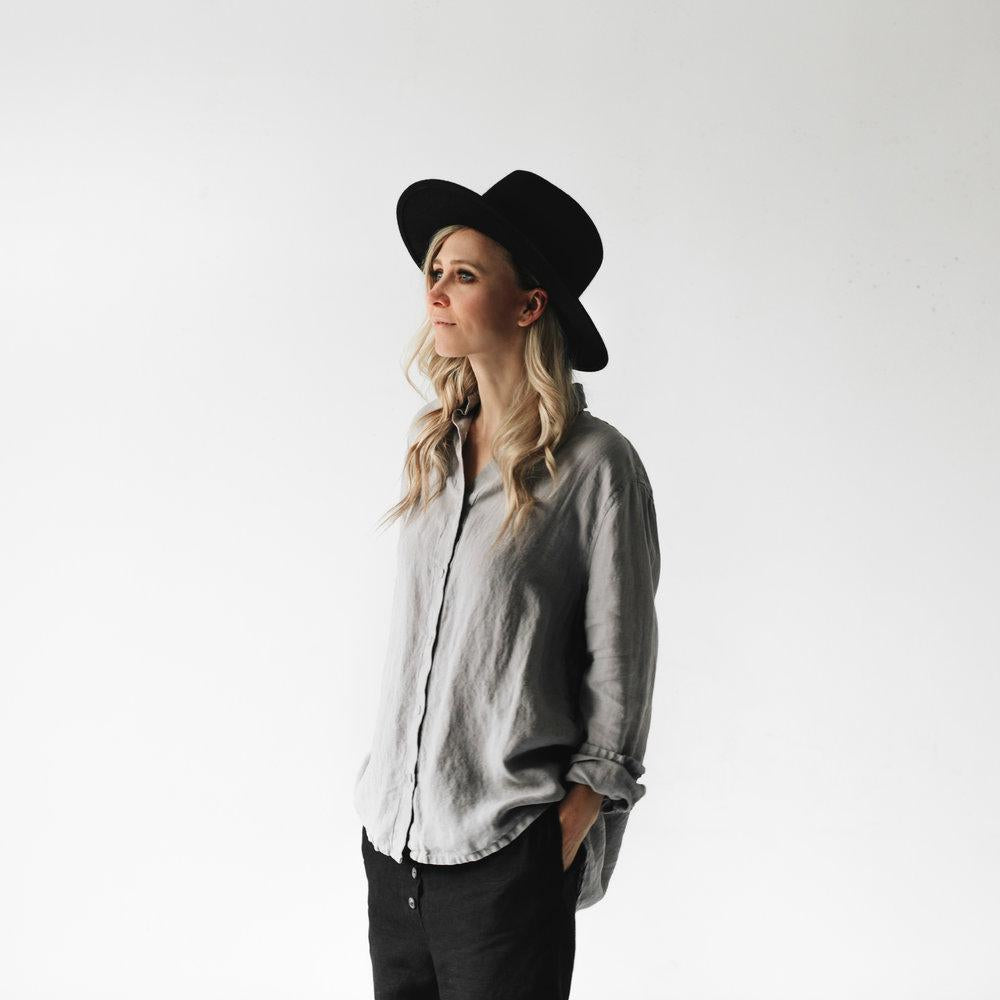 Linen Shirt | Grey