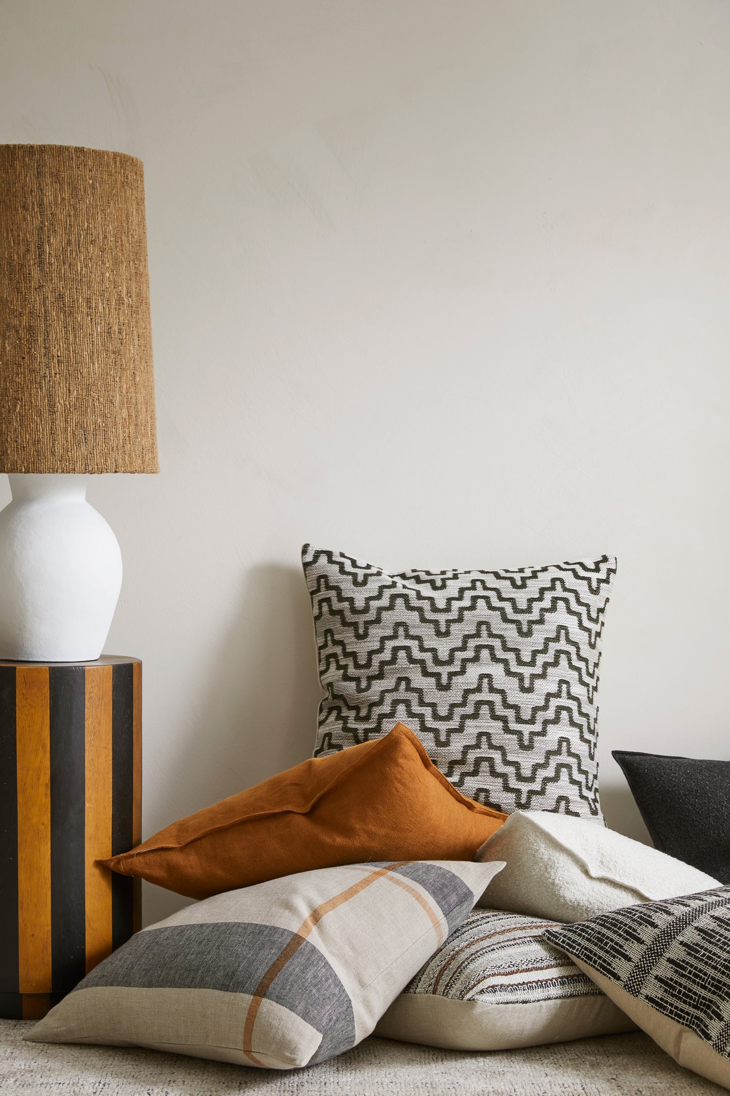 Euro Linen Cushion | Spice ( 60cm x 60cm )