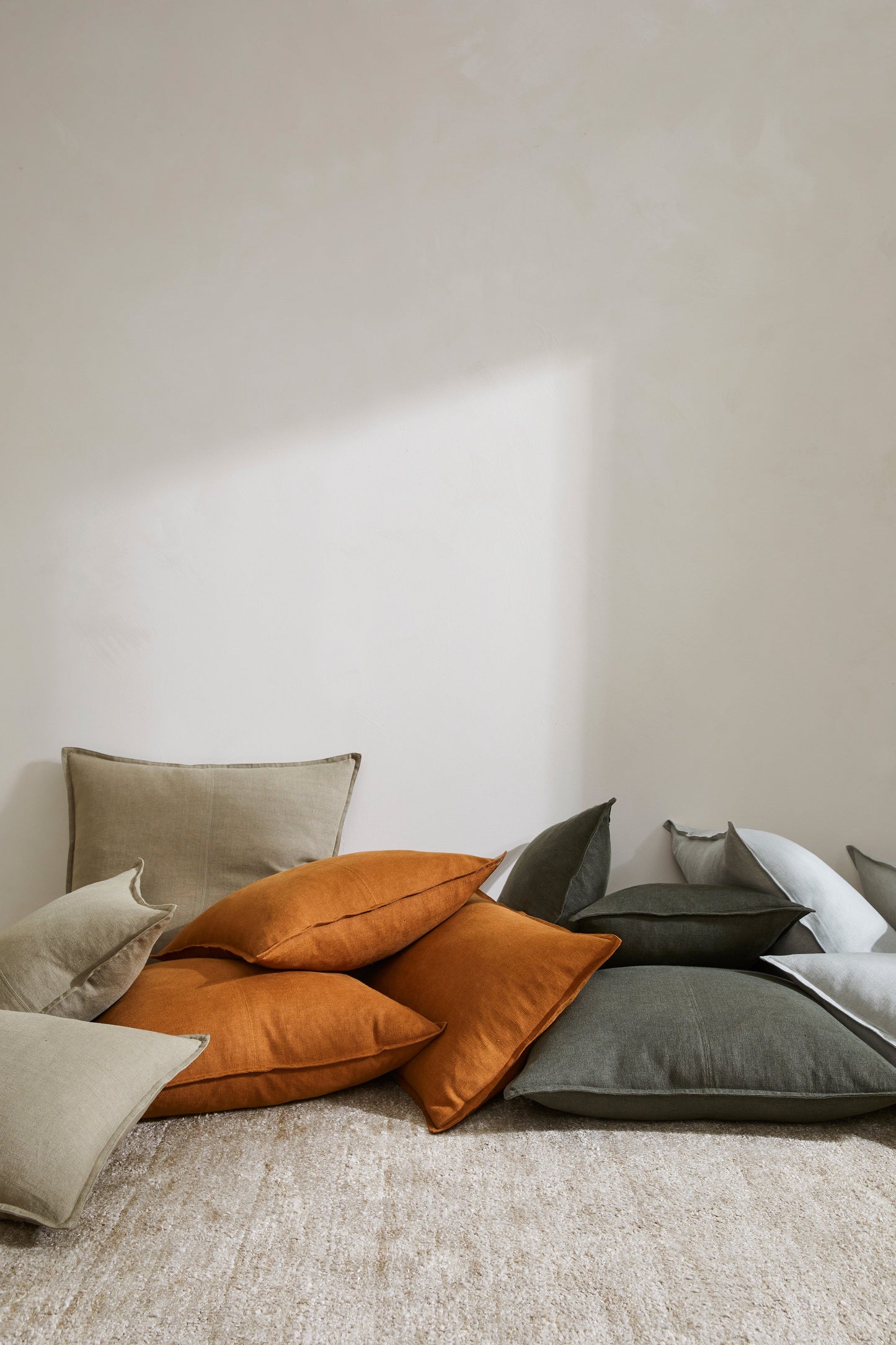 Euro Linen Cushion | Spice ( 60cm x 60cm )