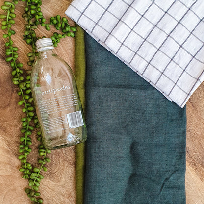 Linen Tea Towel | Emerald