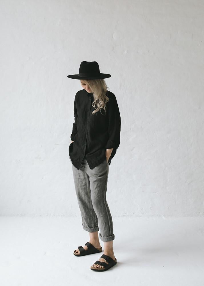 Linen Shirt | Black