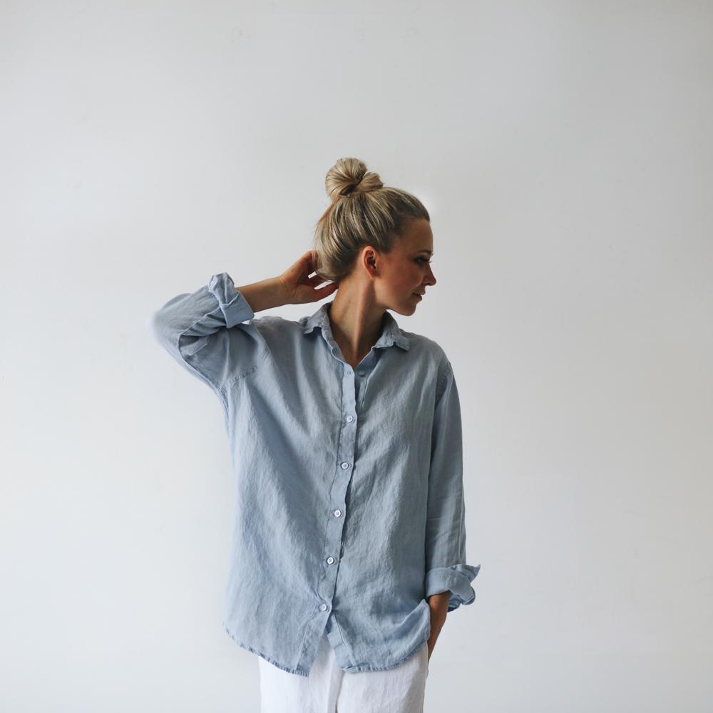 Linen Shirt | Blue