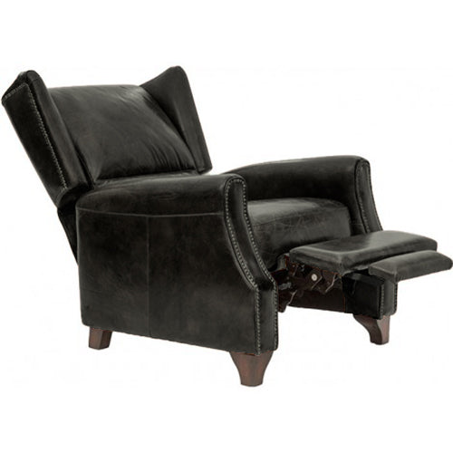 Leather Recliner | Black