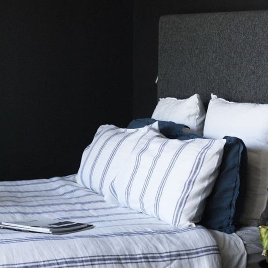 Linen Sheet Set | Royal Stripe