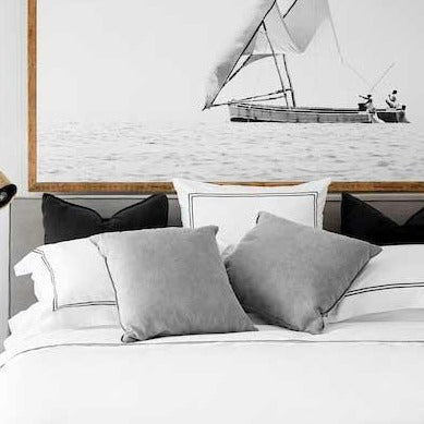 Classique Tailored Pillowcases | Black (All Sizes)