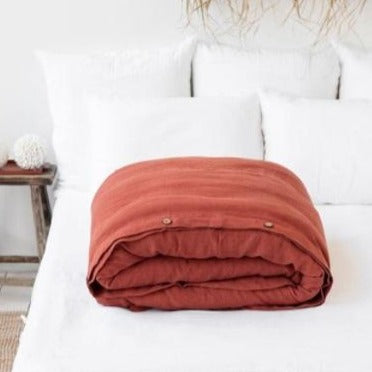 Clay Linen Duvet cover Set | Made in Europe