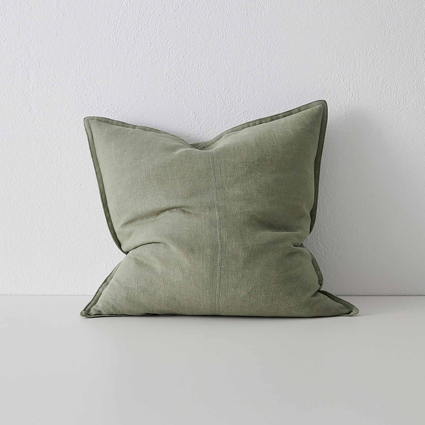 Euro Linen Cushion | Olive (60cm x 60cm)
