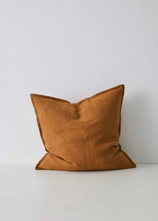 Linen Euro Cushion — Spice