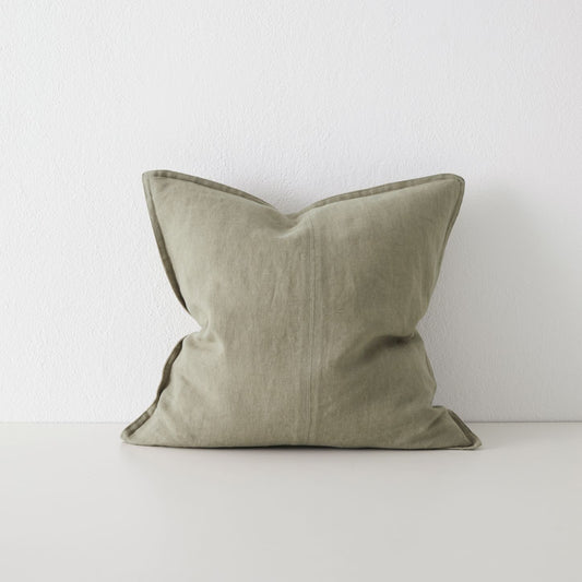 Euro Linen Cushion | Caper ( 60cm x 60cm )