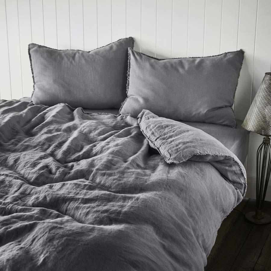 Linen Duvet Cover | Slate