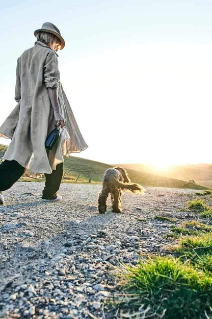 The Linen Coat | Slate