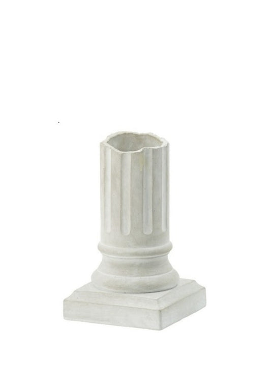 Cerment Greek column vase
