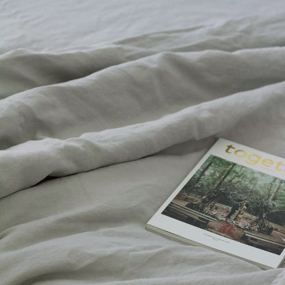 Majeste® Linen Duvet Cover Set | Dove Grey