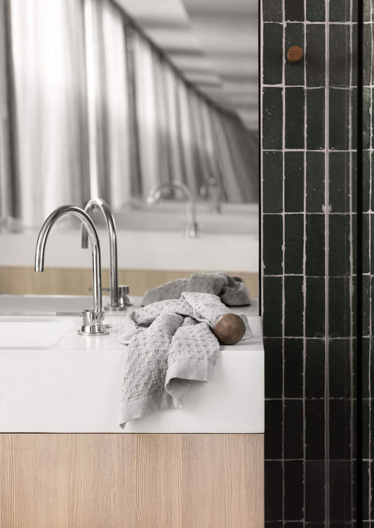 Waffle Towels |  Putty