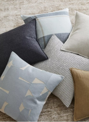 Como Linen Cushions | Forest