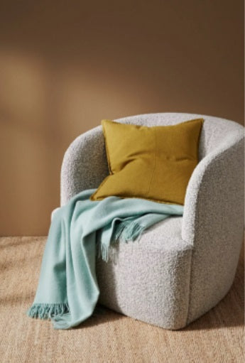 Euro Linen Cushion Cover Only | Mustard ( 60cm x 60cm )