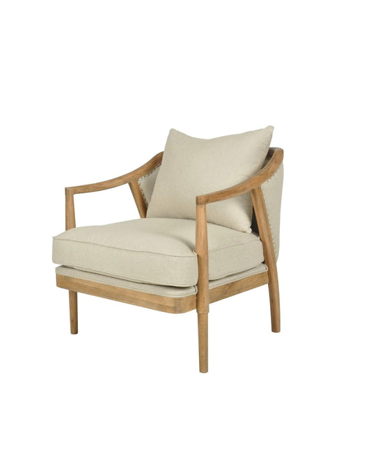 Astrid Armchair | Oatwood & Linen