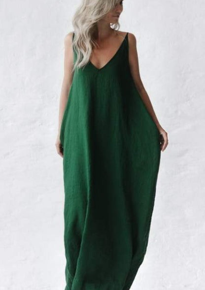 Nanami Linen dress | Green